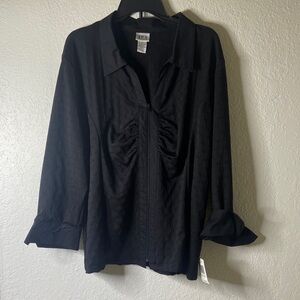 Elegant Black Button Down Shirt